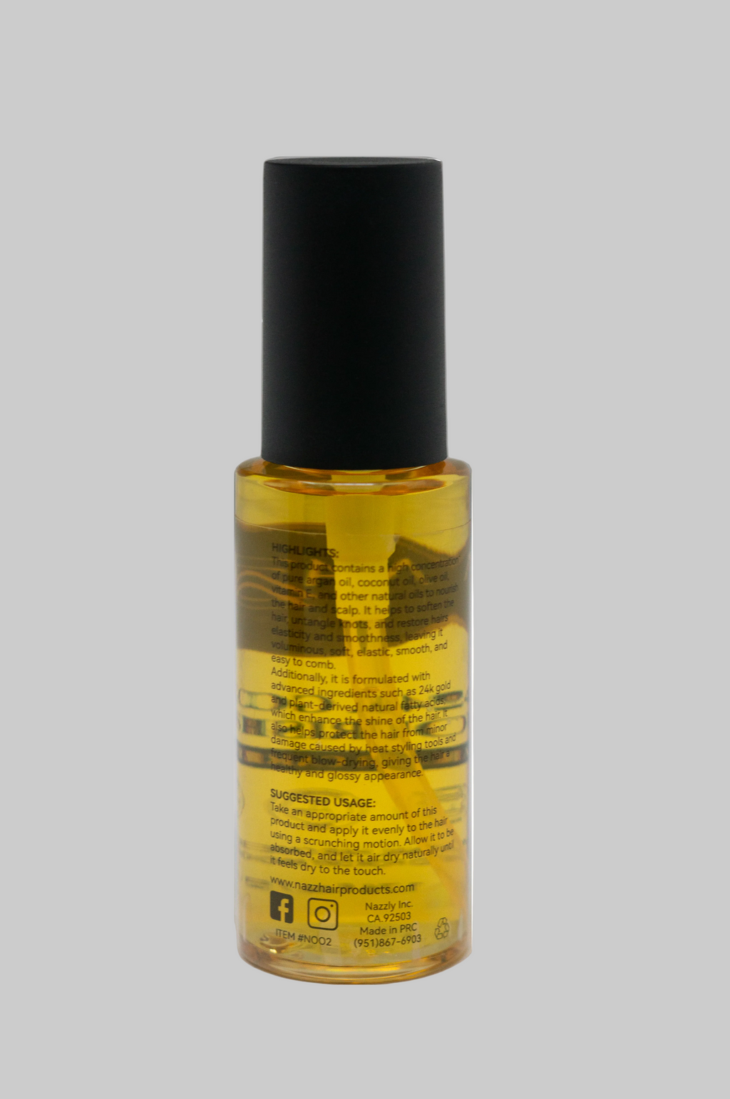 24K Gold Nourishing Hair Care Oil