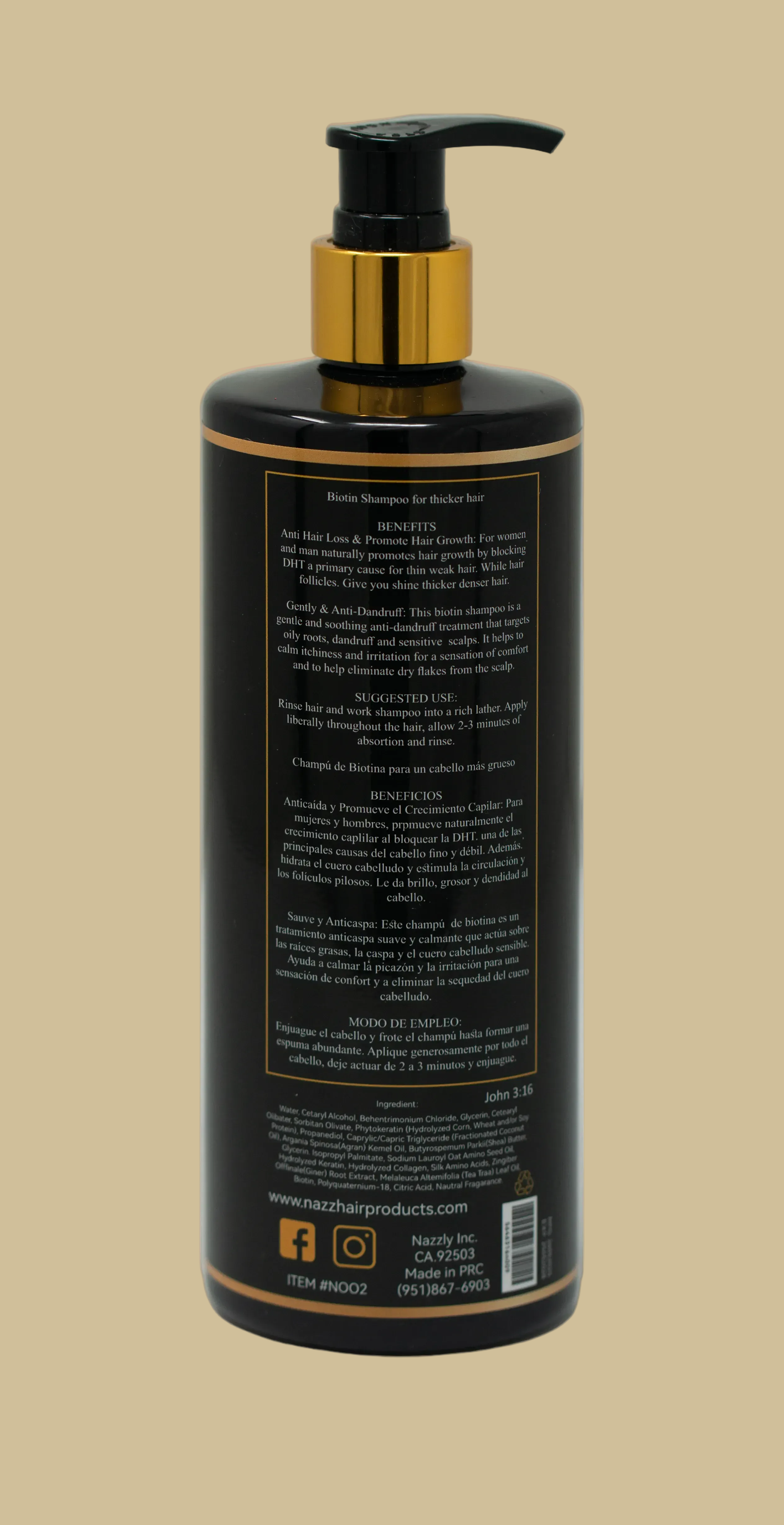 Biotin Shampoo for Thicker Hair