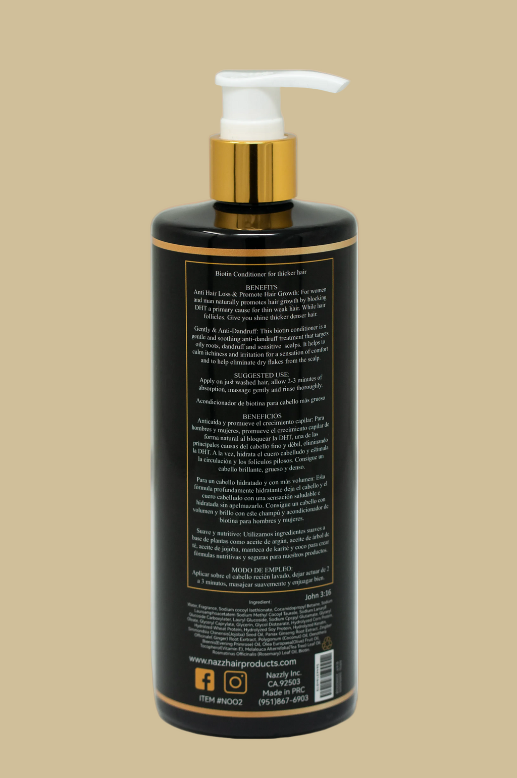 Biotin Conditioner For Thicker Hair